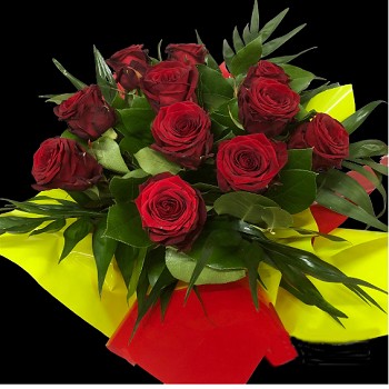 Bouquet roses rouges 