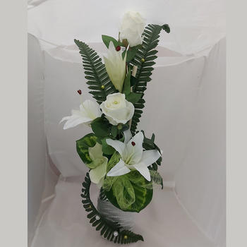 Céramique fleurs artificielles 65cm Haut